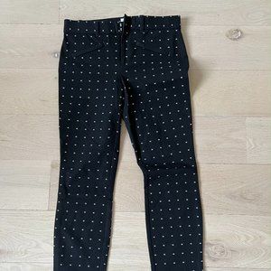Gap black patterned pants